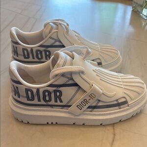 Dior-ID Sneaker White and French Blue Technical Fabric.
